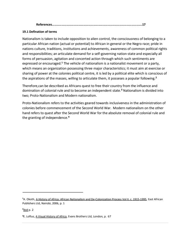 Page 3 – Discuss the African Resistances Formed Proto-Nationalism – Kenyaplex