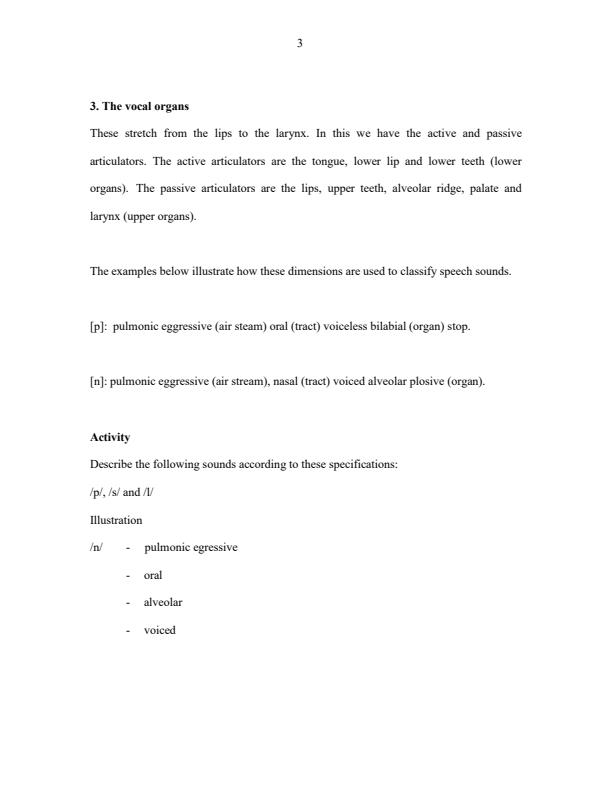 Page 3 – AEN 300: Phonetics and Phonological Analyss Notes – Kenyaplex