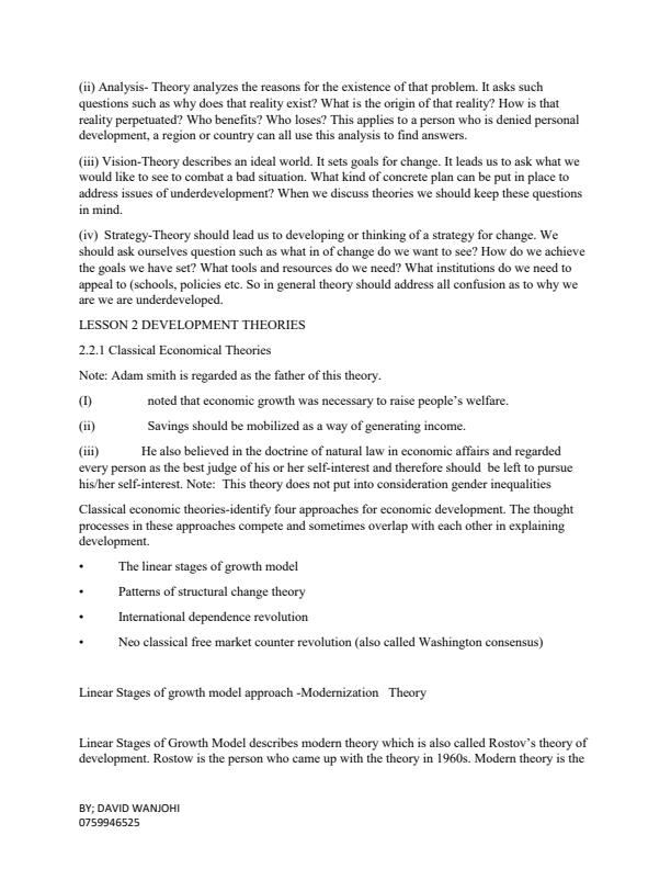 Page 2 – AGD 201: Introduction to Gender and Development Theories Notes – Kenyaplex