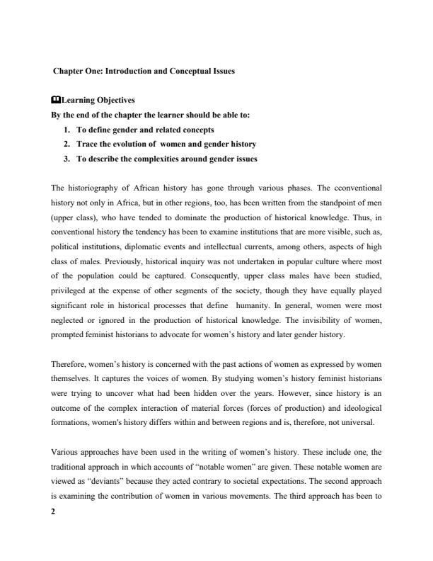 Page 2 – AHT 318: Gender Relations in African History Notes – Kenyaplex