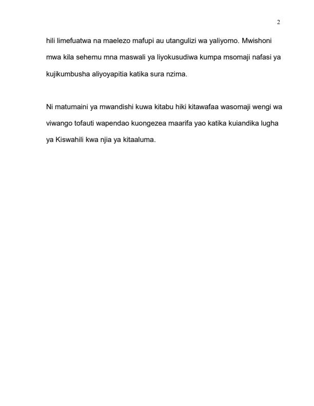 Page 3 – AKS 202: Language Skills in Kiswahili Notes – Kenyaplex