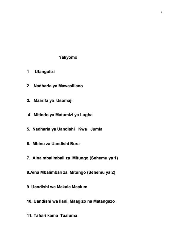 Page 4 – AKS 202: Language Skills in Kiswahili Notes – Kenyaplex