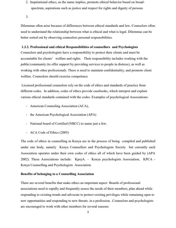 Page 3 – APS 424: Professional Issues and Ethics Notes – Kenyaplex