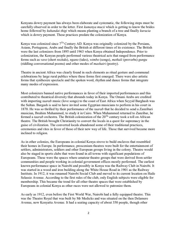 Page 2 – ATM 443: Kenyan Theatre Notes – Kenyaplex