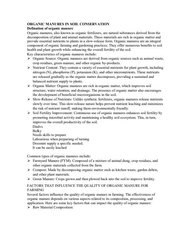 Page 1 – Agriculture Notes For Diploma in Primary Teacher Education – Kenyaplex