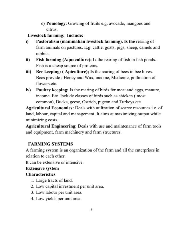 Page 3 – Agriculture notes combined form 1-4 – Kenyaplex
