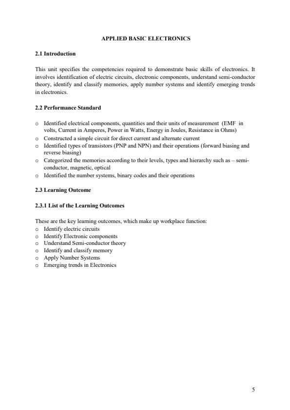 Page 1 – Applied Basic Electronics Notes – Kenyaplex