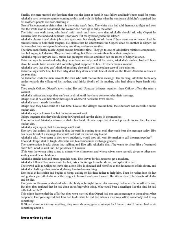 Page 3 – Arrow of God Guide Book – Kenyaplex