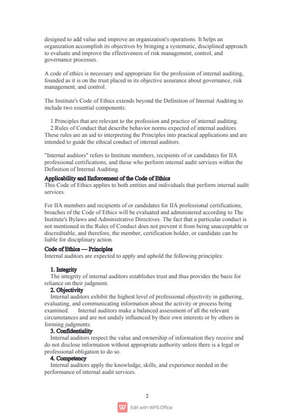 Page 2 – Auditing and Professional Practice Notes – Kenyaplex