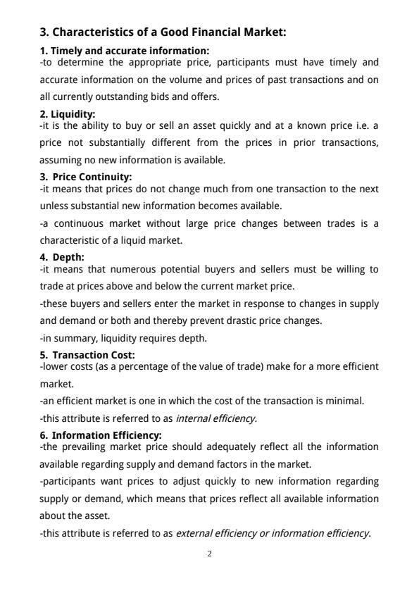 Page 2 – BAC 305: Financial Markets and Institutions Notes – Kenyaplex
