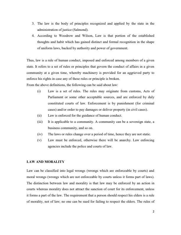 Page 2 – BBM 121: Business Law I Notes – Kenyaplex