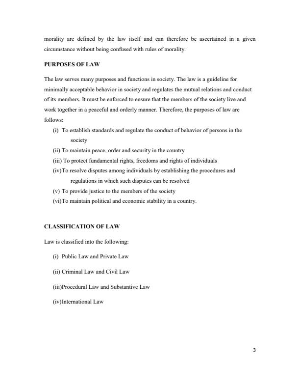 Page 3 – BBM 121: Business Law I Notes – Kenyaplex