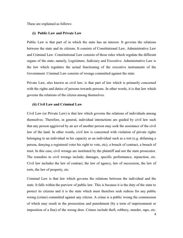 Page 4 – BBM 121: Business Law I Notes – Kenyaplex