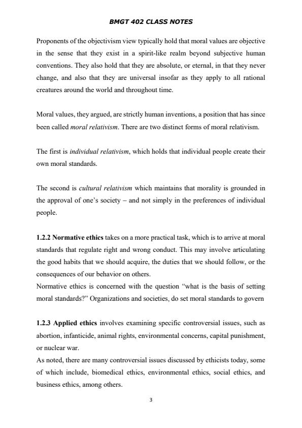 Page 3 –  Business Ethics Notes – Kenyaplex