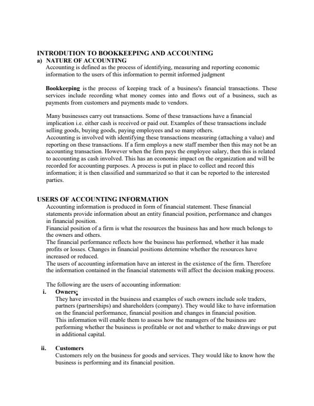 Page 4 – Bookkeeping Notes for Artisan Courses in Salesmanship, Storekeeping – Kenyaplex