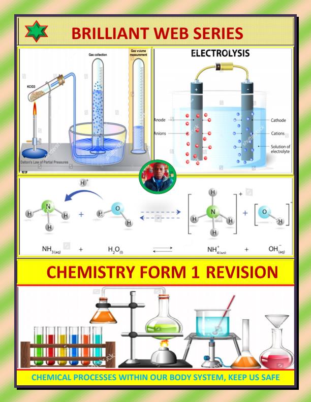 Page 1 – Brilliant Web Chemistry Form 1 Revision  – Kenyaplex