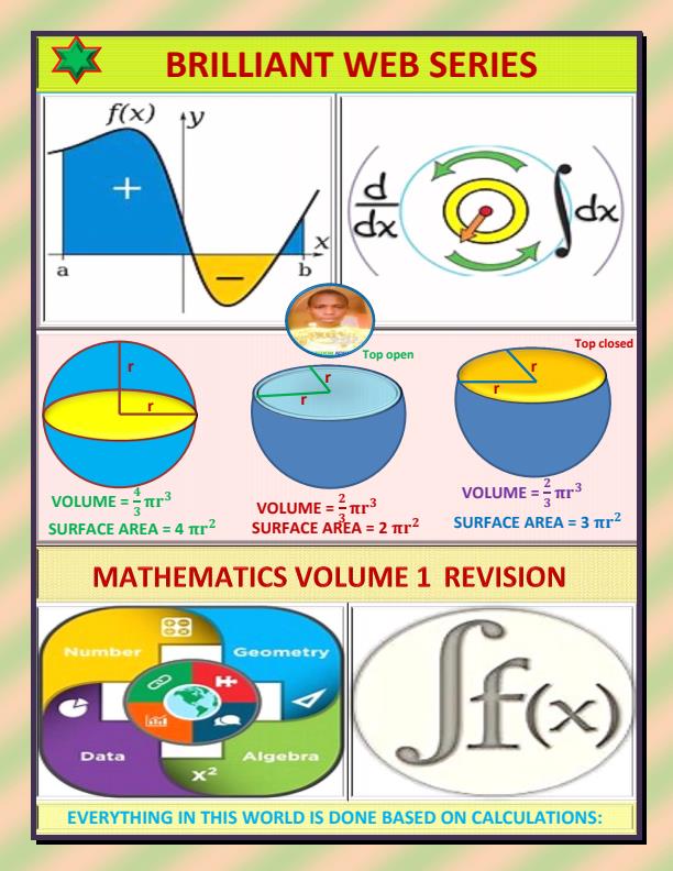 Page 1 – Brilliant Web Mathematics Volume 1 (Form 1 and 2) Booklet – Kenyaplex