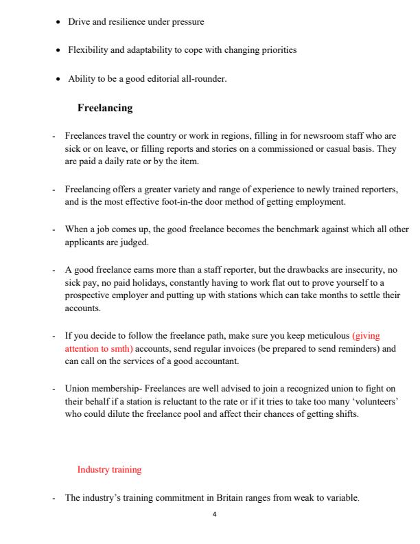 Page 4 – Broadcast Journalism Notes: News Gathering – Kenyaplex