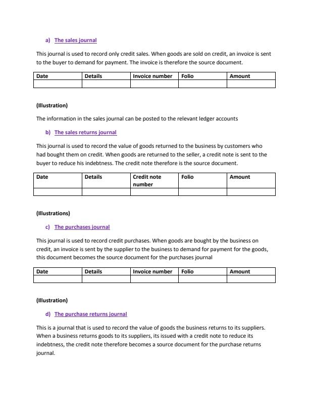 Page 3 – Business Studies Lesson Notes Form 4 - Book 4 – Kenyaplex