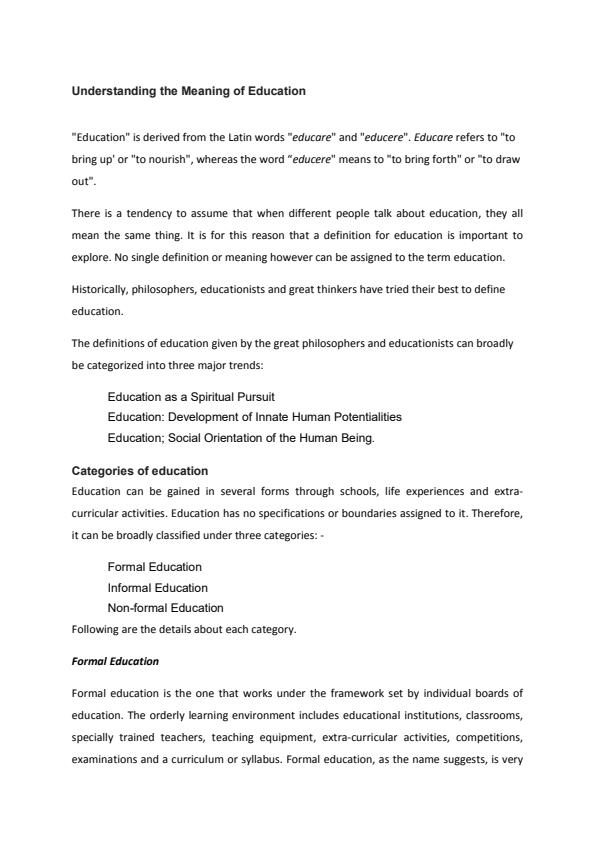 Page 1 – CIT 212: Curriculum Studies Notes – Kenyaplex