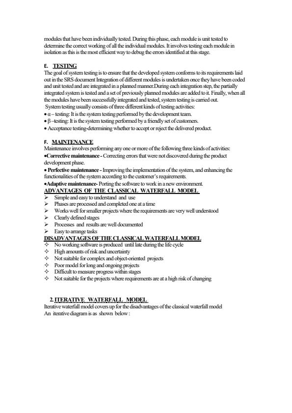 Page 3 – COP 205 : Software Engineering Methodologies Notes – Kenyaplex