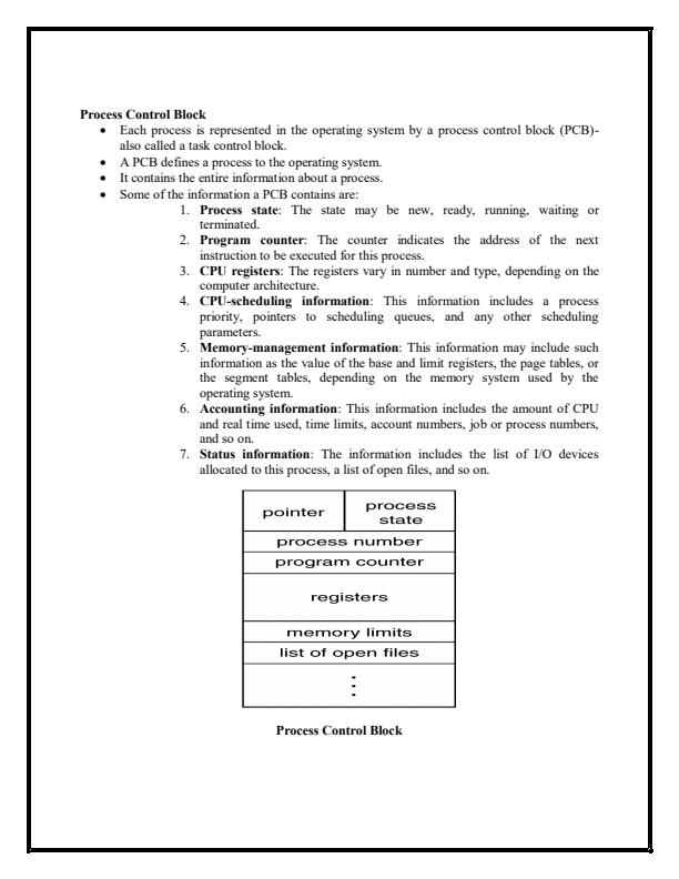 Page 2 – COSC 261: Operating System Unit II Notes – Kenyaplex