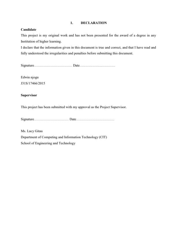 Page 1 – Car Rental Management System Project Documentation – Kenyaplex