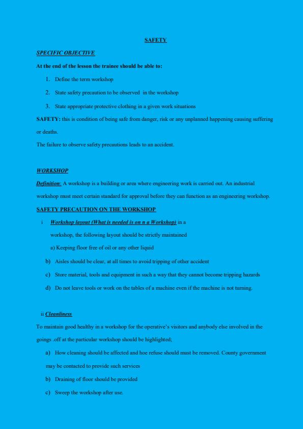 Page 4 – Certificate in Plumbing Module 1 Notes – Kenyaplex