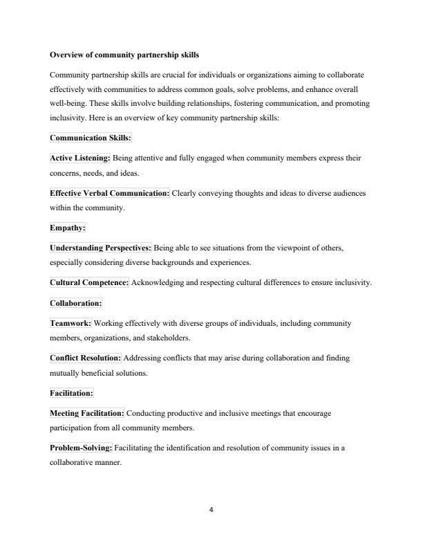 Page 3 – Community Partnership Skills Notes For Diploma in Nutrition and Dietetics Management – Kenyaplex