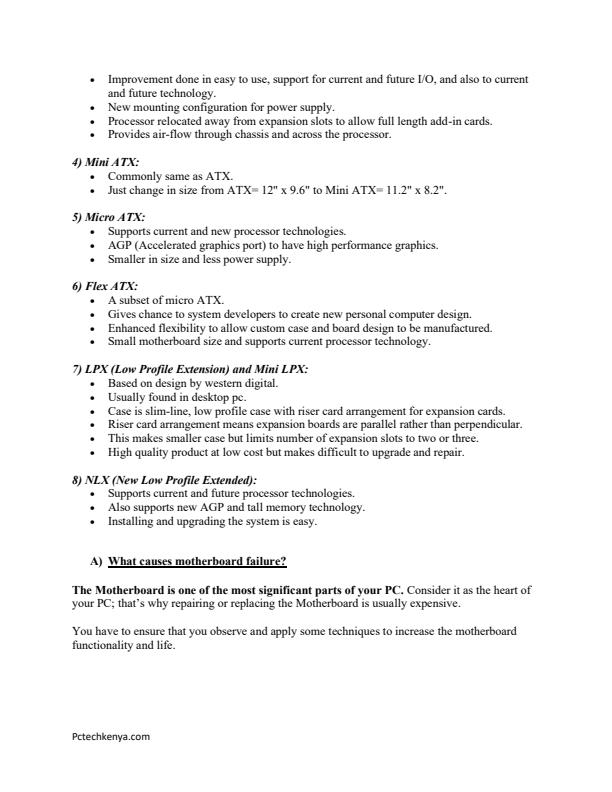 Page 2 – Computer Repair and Maintenance Notes – Kenyaplex