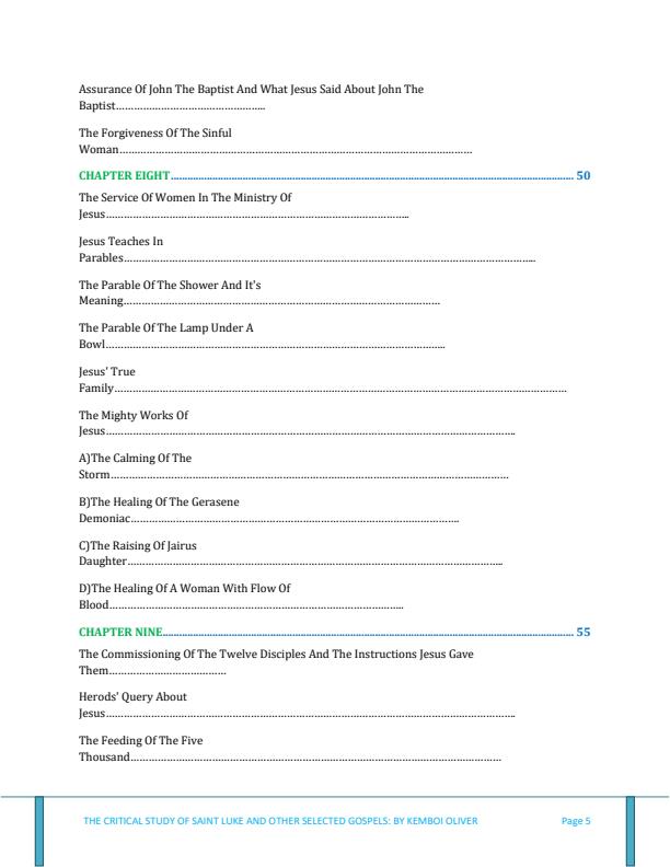 Page 5 – Critical Study of Saint Luke and Other Selected Gospels – Kenyaplex