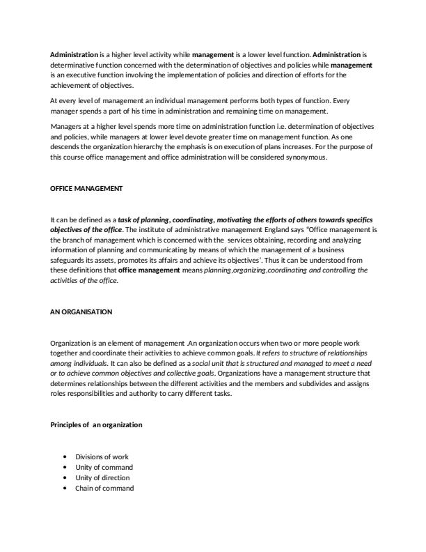 Page 2 – KNEC Office Management and Administration Notes – Kenyaplex