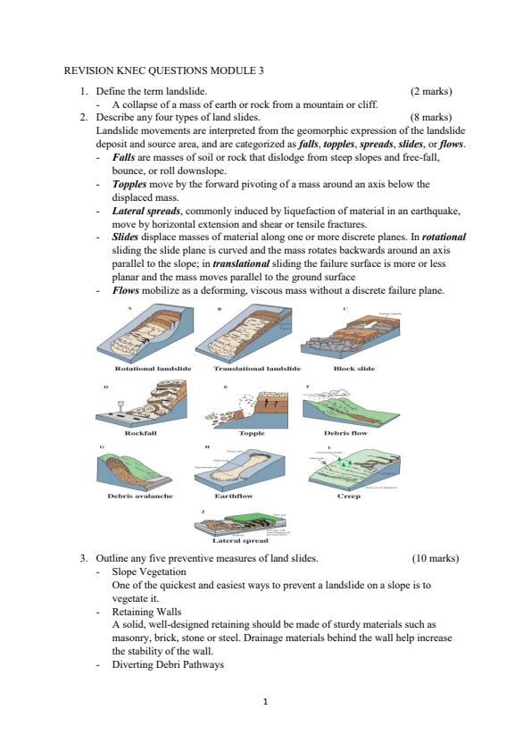 Page 1 – Diploma in General Agriculture: Sample KNEC Revision Questions and Answers – Kenyaplex