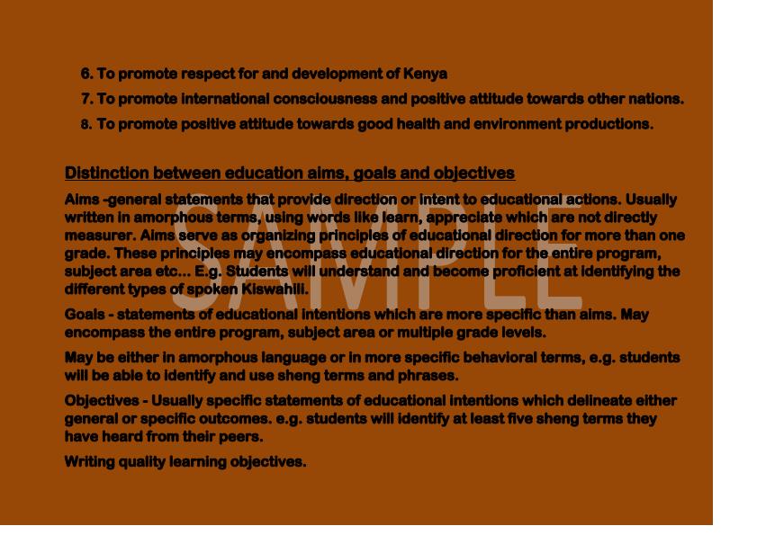 Page 2 – ECT 210: General Methods of Teaching Notes – Kenyaplex