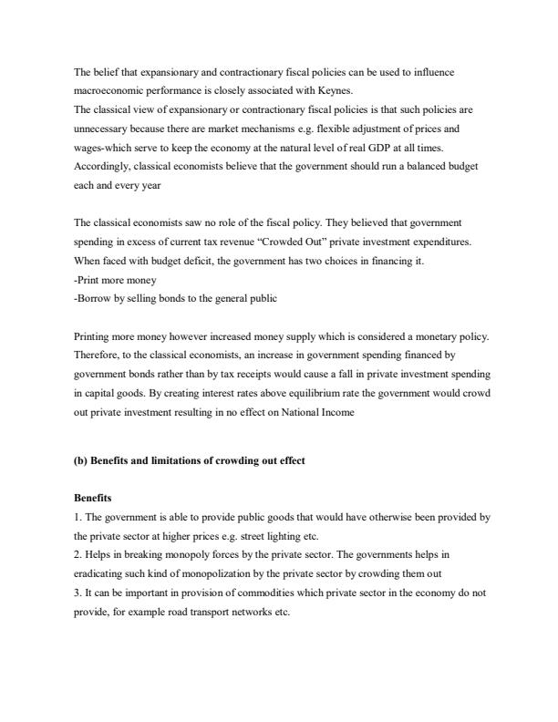 Page 3 – EET 201: Macroeconomic Theory II Questions and answers on Major Fiscal policies – Kenyaplex