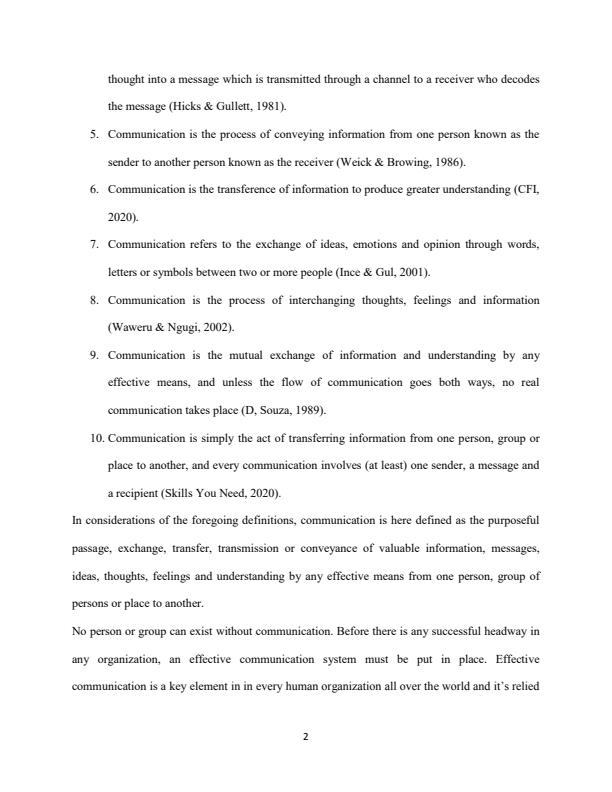 Page 2 – EMP 401: Educational Management and Leadership Communication Notes – Kenyaplex