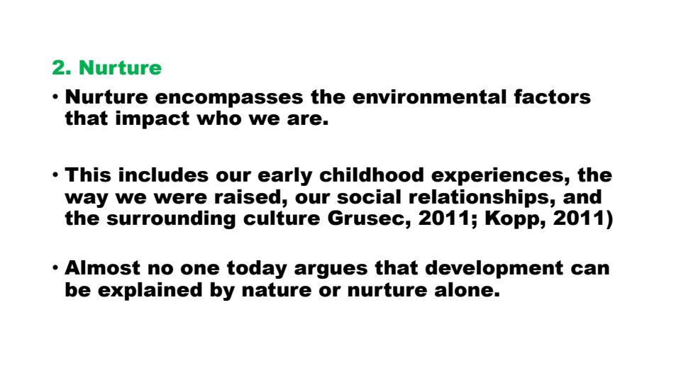 Page 3 – EPS 2101: Influence of Nature and Nurture in the Human Development Notes – Kenyaplex