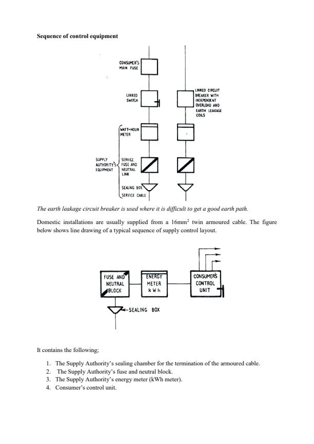 Electrical Final Circuits Notes for Electrical Installation Technology