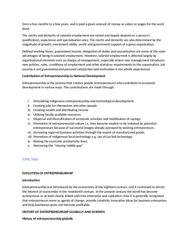 Page 3 – Entrepreneurship Notes  – Kenyaplex