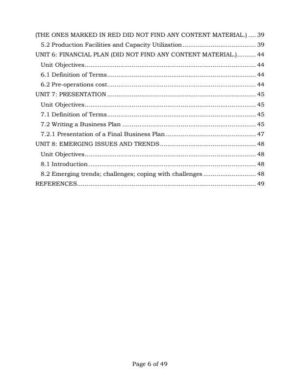 Page 2 – Entrepreneurship and Business Plan Notes – Kenyaplex