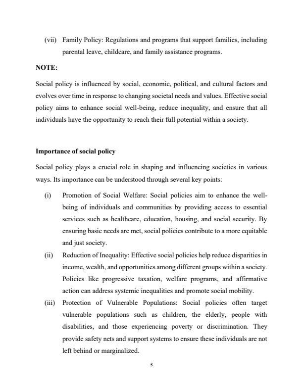 Page 2 – Essentials of Social Policy Notes – Kenyaplex