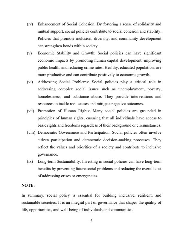 Page 3 – Essentials of Social Policy Notes – Kenyaplex