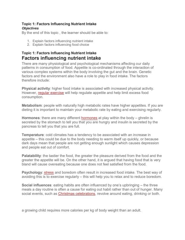 Page 1 – Factors affecting nutrients intake, utilization and availability – Kenyaplex