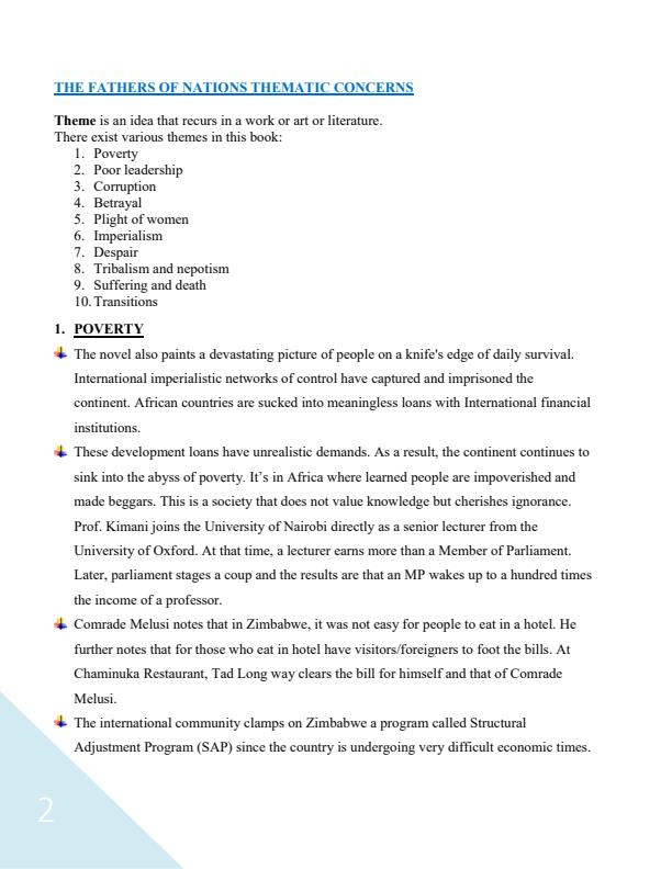 fathers of nations themes essay
