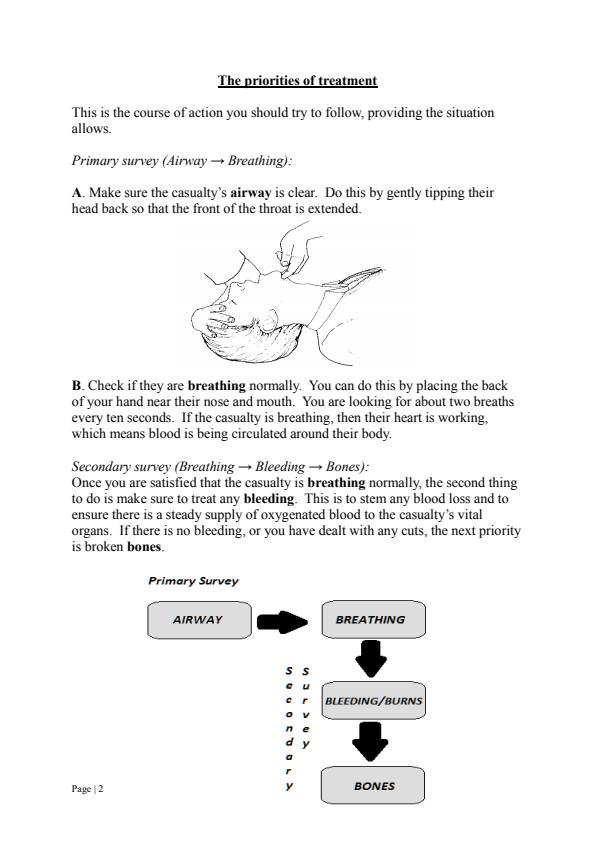 Page 2 – First Aid Notes For Driving School Class – Kenyaplex