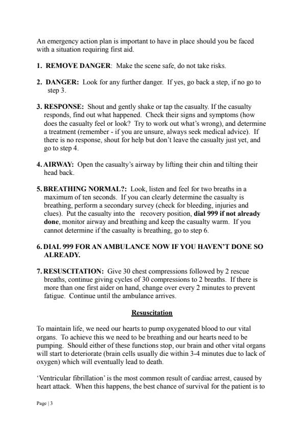 Page 3 – First Aid Notes For Driving School Class – Kenyaplex