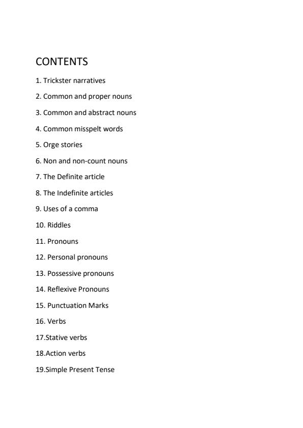 Page 1 – Form 1 English Notes – Kenyaplex