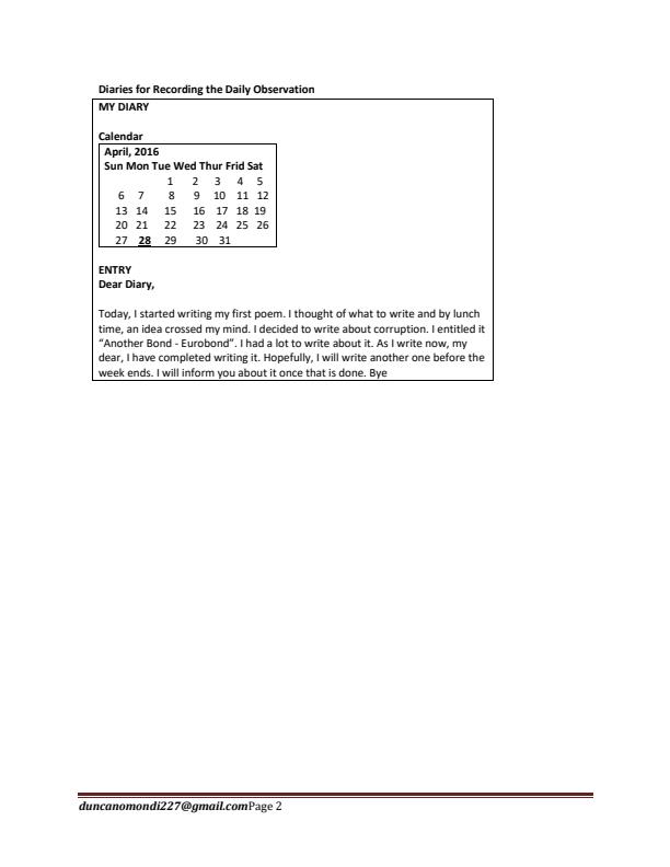 Page 2 – Form 1, Form 2, Form 3 and Form 4 Functional Writing Notes – Kenyaplex