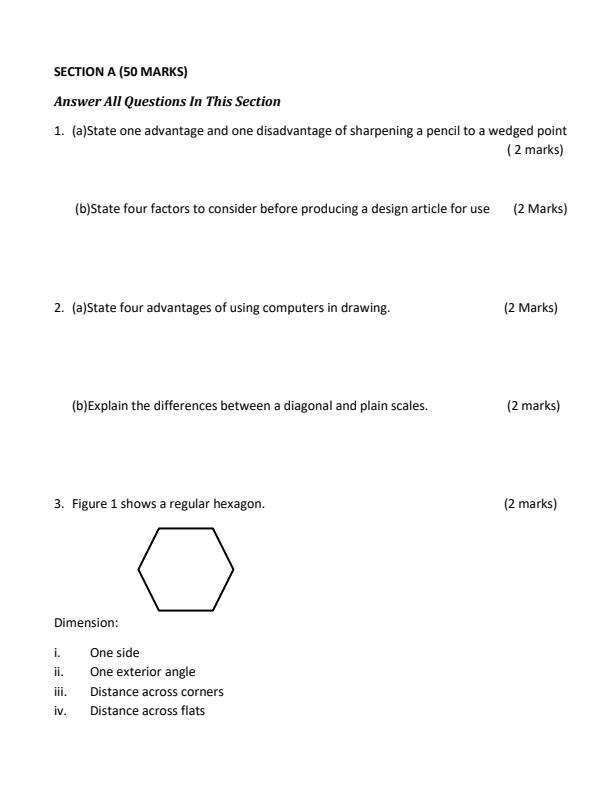 Page 2 – Form 3 Drawing and Design April 2026 Holiday Assignment – Kenyaplex