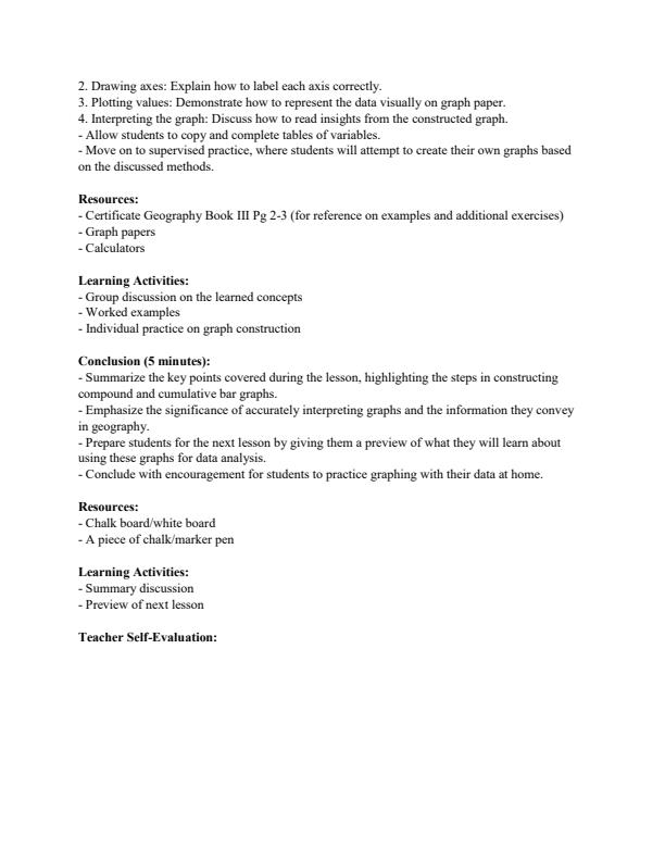 Page 4 – Form 3 Geography Lesson Plans Term 1 – Kenyaplex